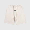 Essentials Cloud Dance fleece shorts front view – Fear of God