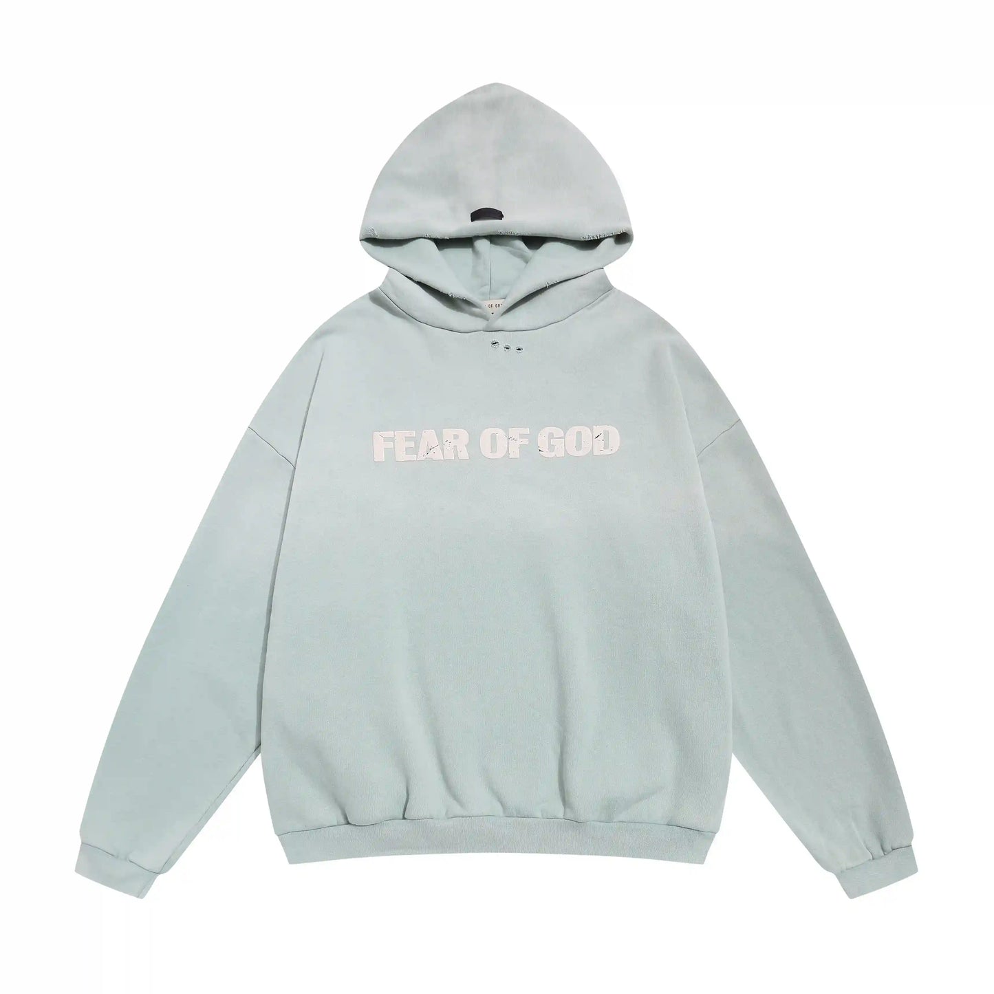 Fear of God ESSENTIALS Signature Heaven Lake Green Hoodie