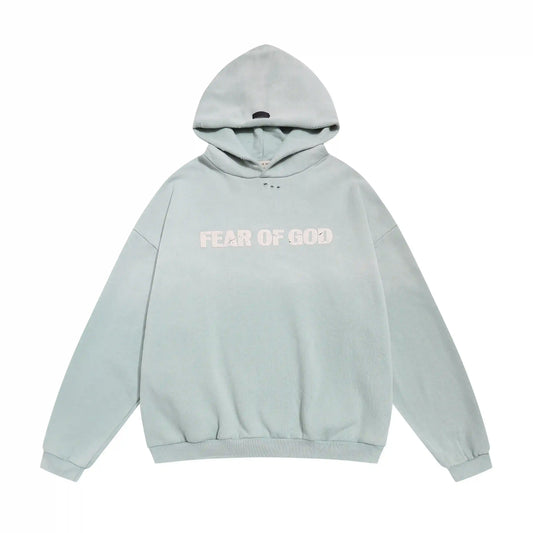 Fear of God ESSENTIALS Signature Heaven Lake Green Hoodie