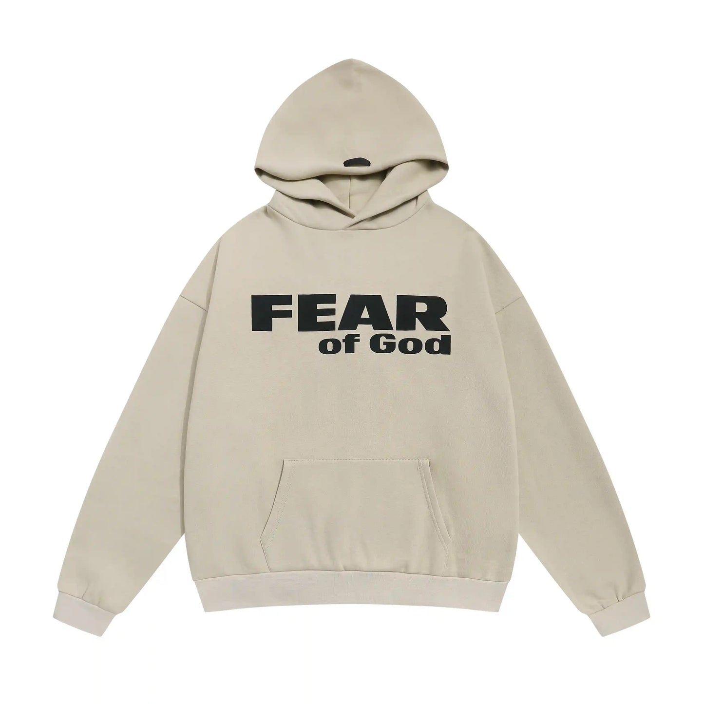 Fear of God ESSENTIALS Signature Oatmeal Heather Hoodie