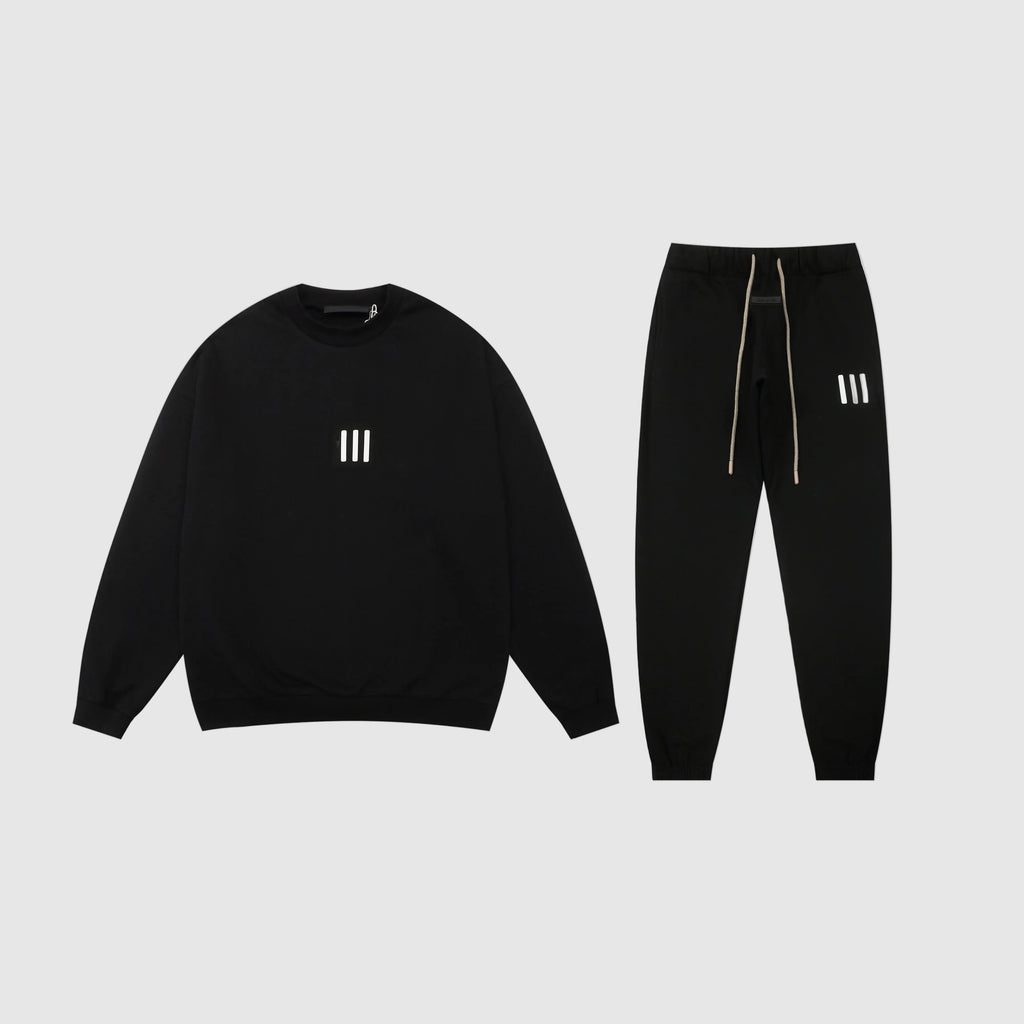 ESSENTIALS Clothing Black Tracksuit