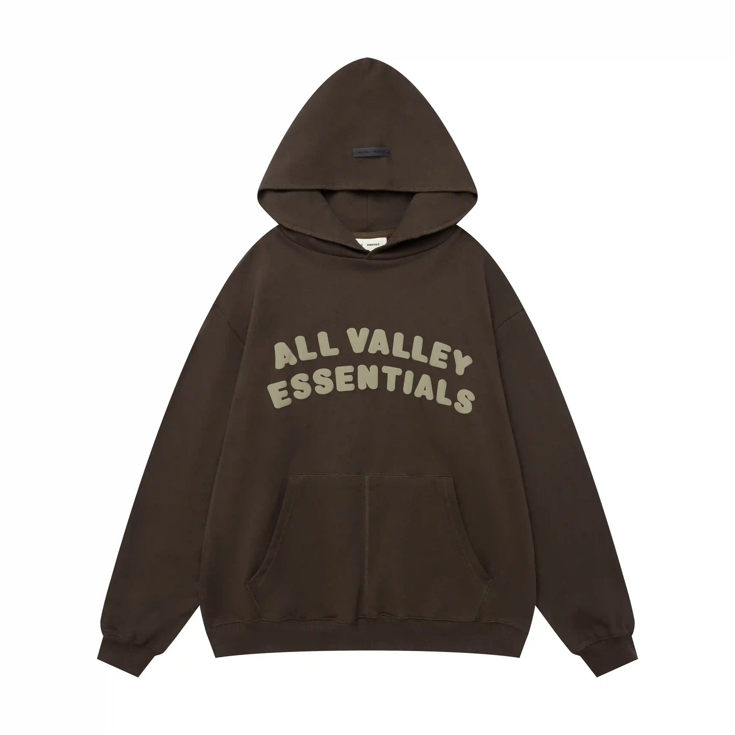 Fear of God Essentials English Walnut Hoodie | Rich Brown Pullover Essentials Hoodie