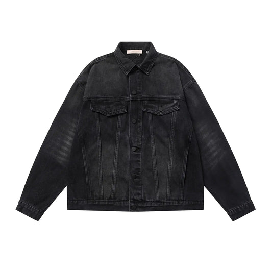 FEAR OF GOD ESSENTIALS - Black Denim Jacket