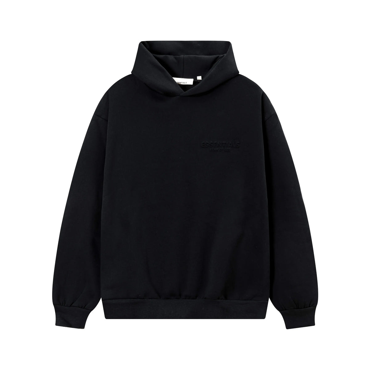 Black Essentials Tracksuit Pullover