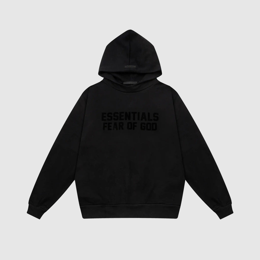 ESSENTIALS Clothing Black Hoodie