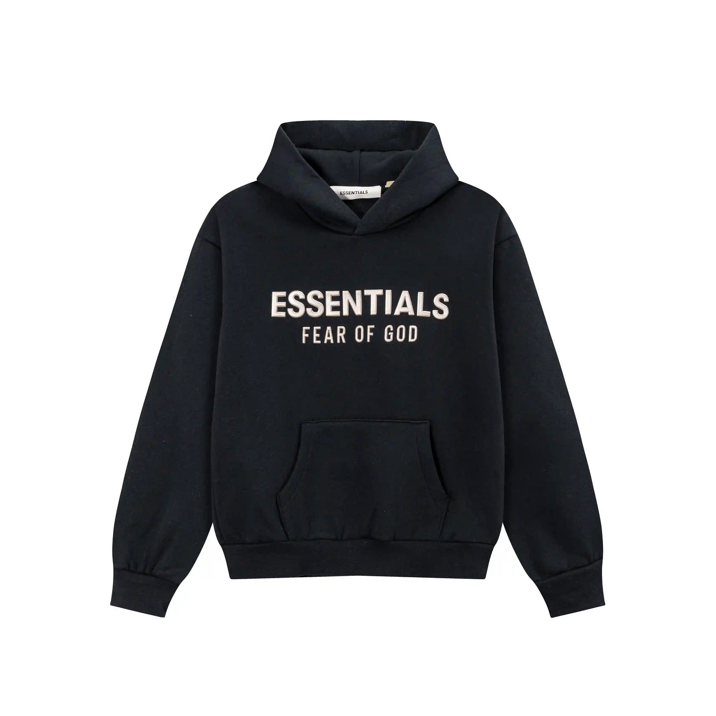 Fear of God Essentials Black Hoodie | Black Essential Hoodie