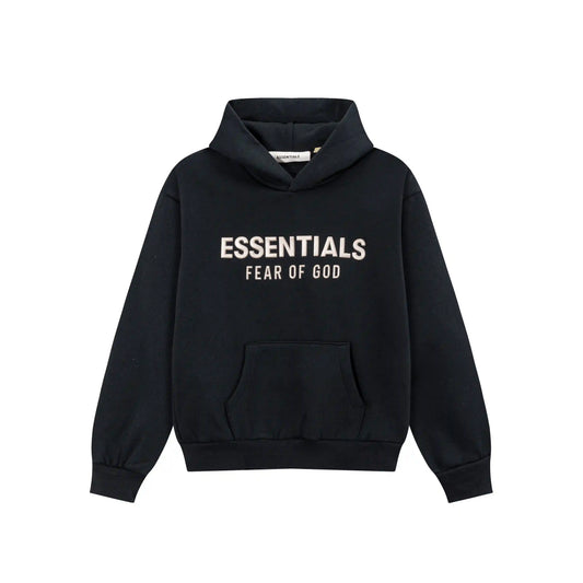 Fear of God Essentials Black Hoodie | Black Essential Hoodie