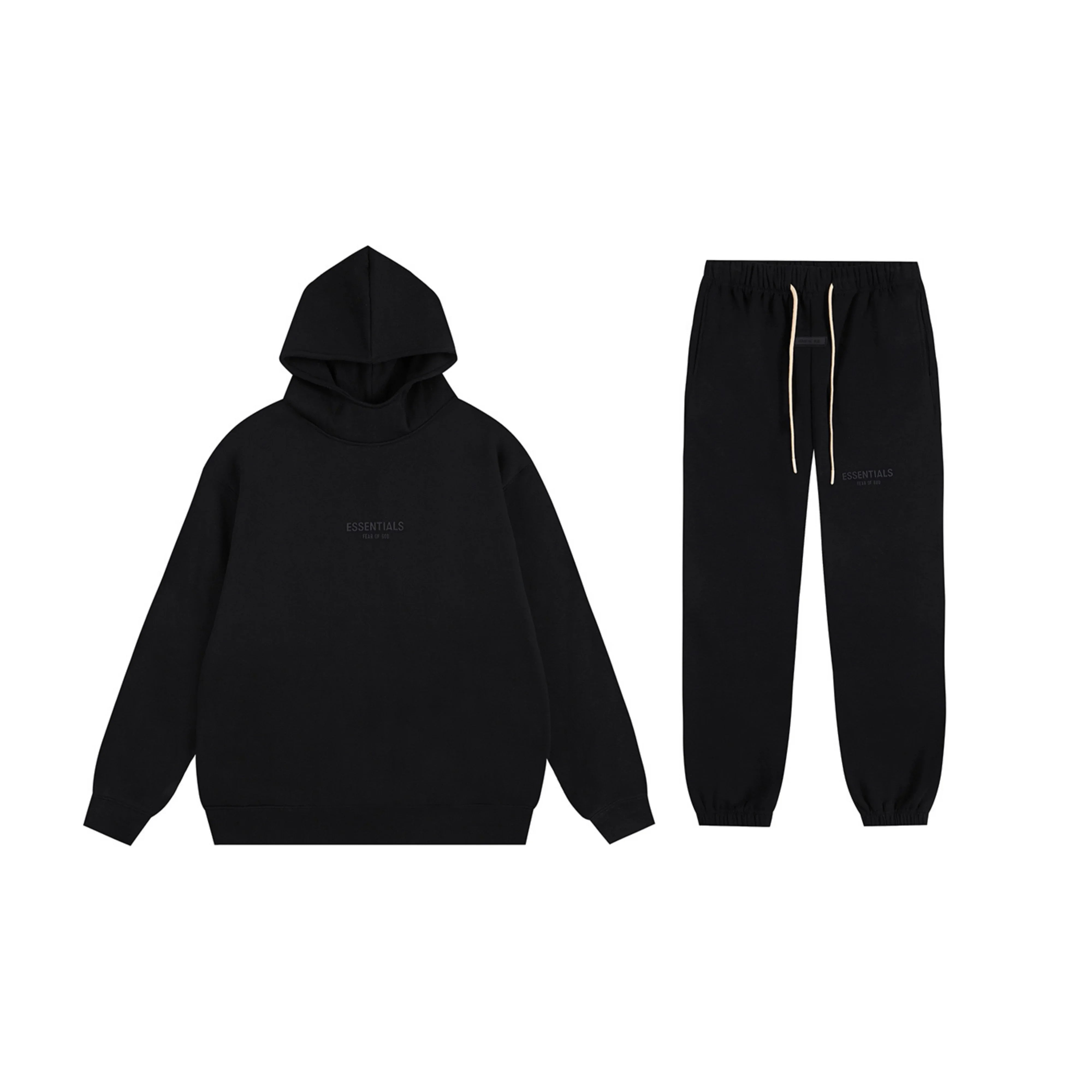 ESSENTIALS Clothing Black Tracksuit
