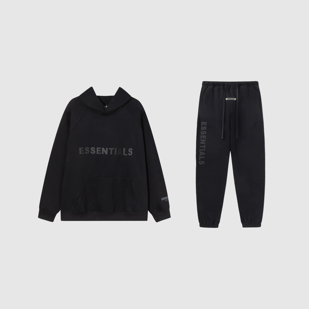 ESSENTIALS Clothing Black Tracksuit