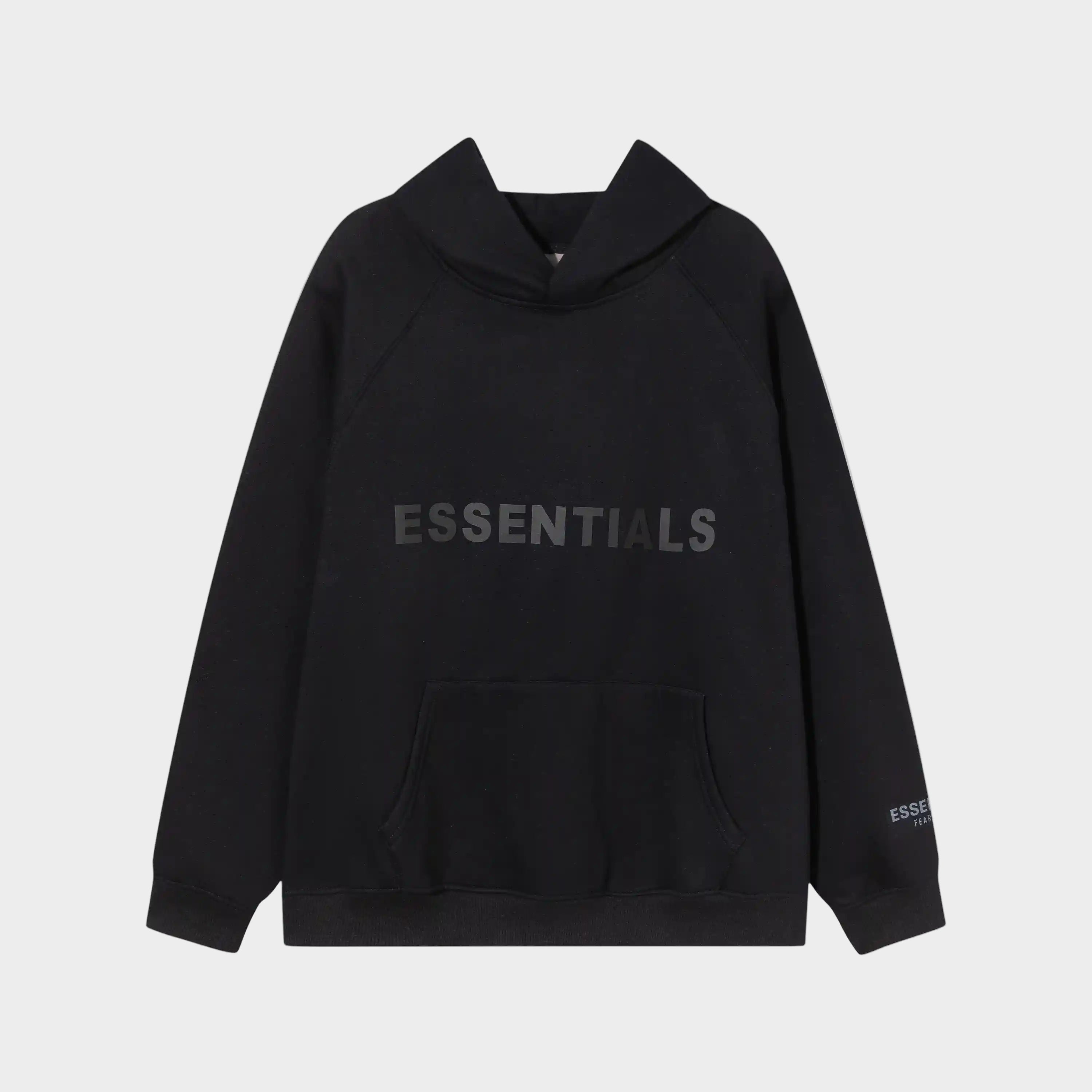 ESSENTIALS Clothing Black Hoodie