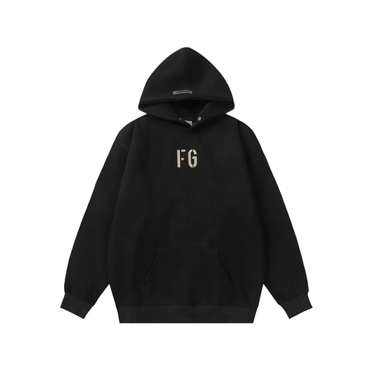 Fear of God ESSENTIALS FG Black Hoodie