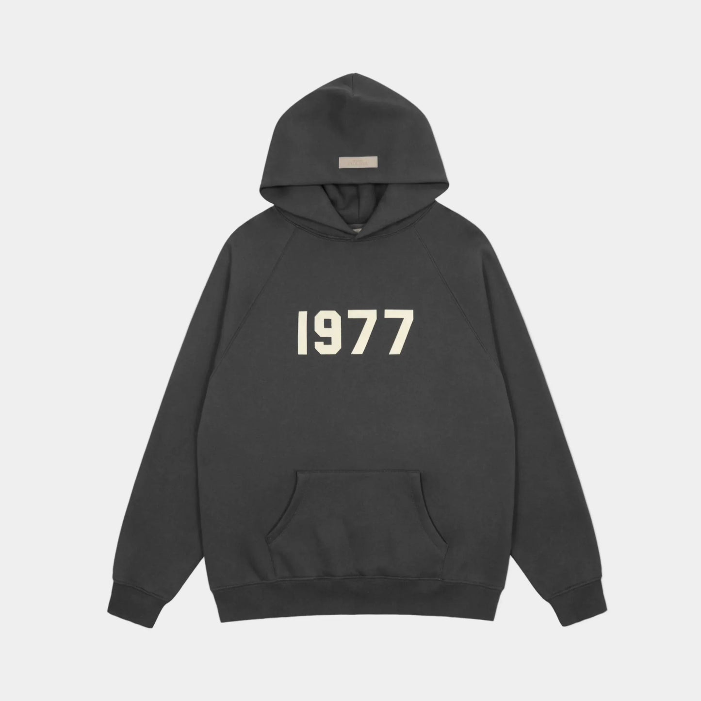 essentials black hoodie relaxed fit streetwear