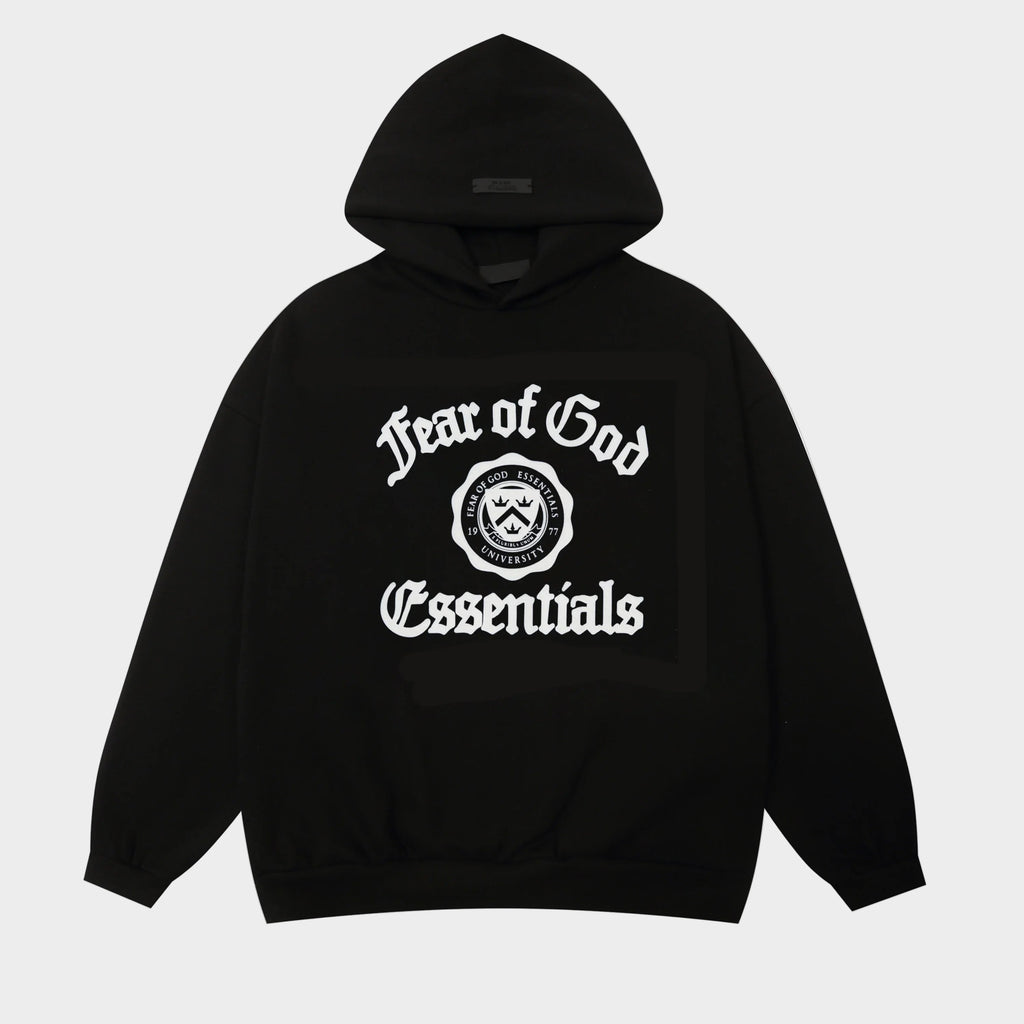 ESSENTIALS Clothing Black Hoodie