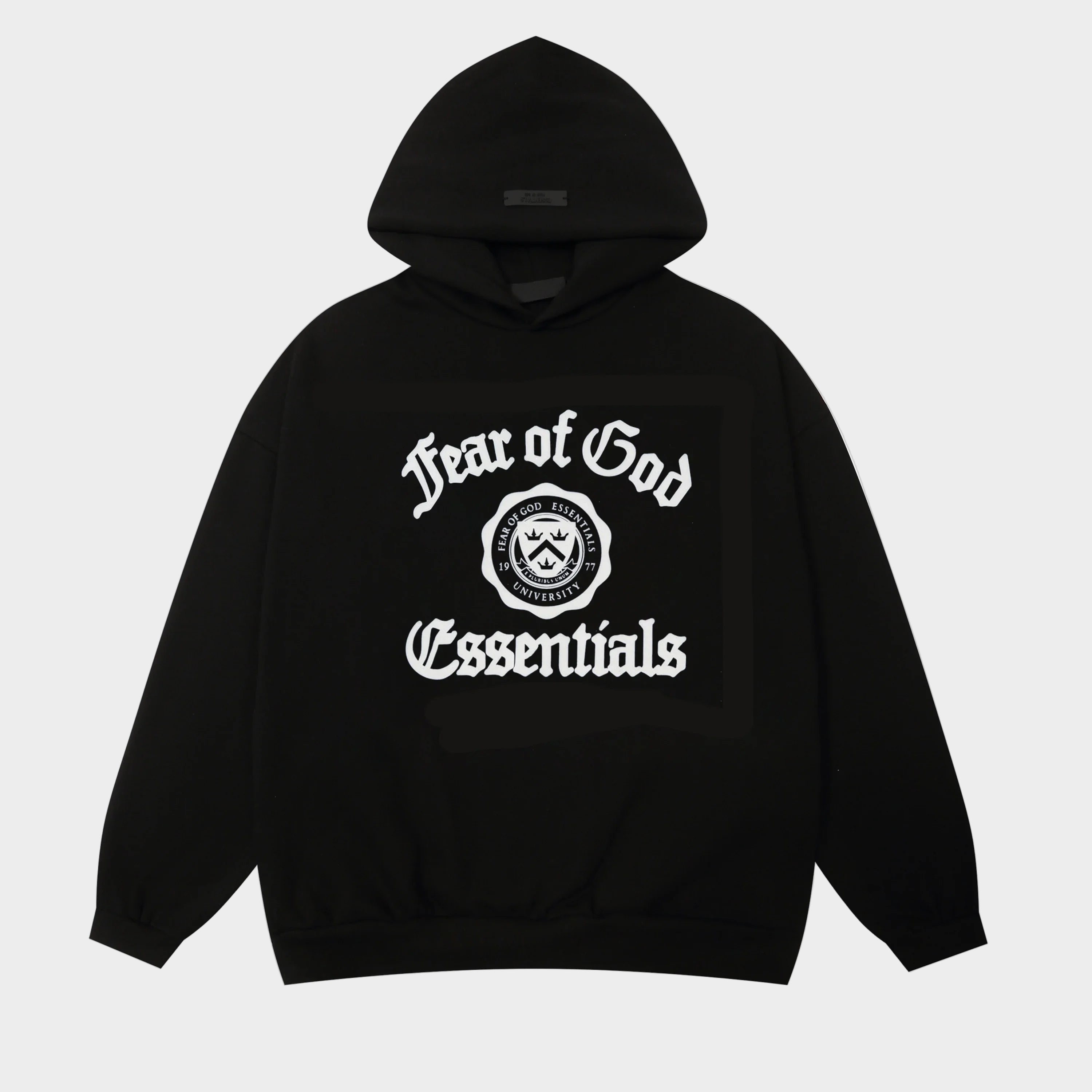 ESSENTIALS Clothing Black Hoodie