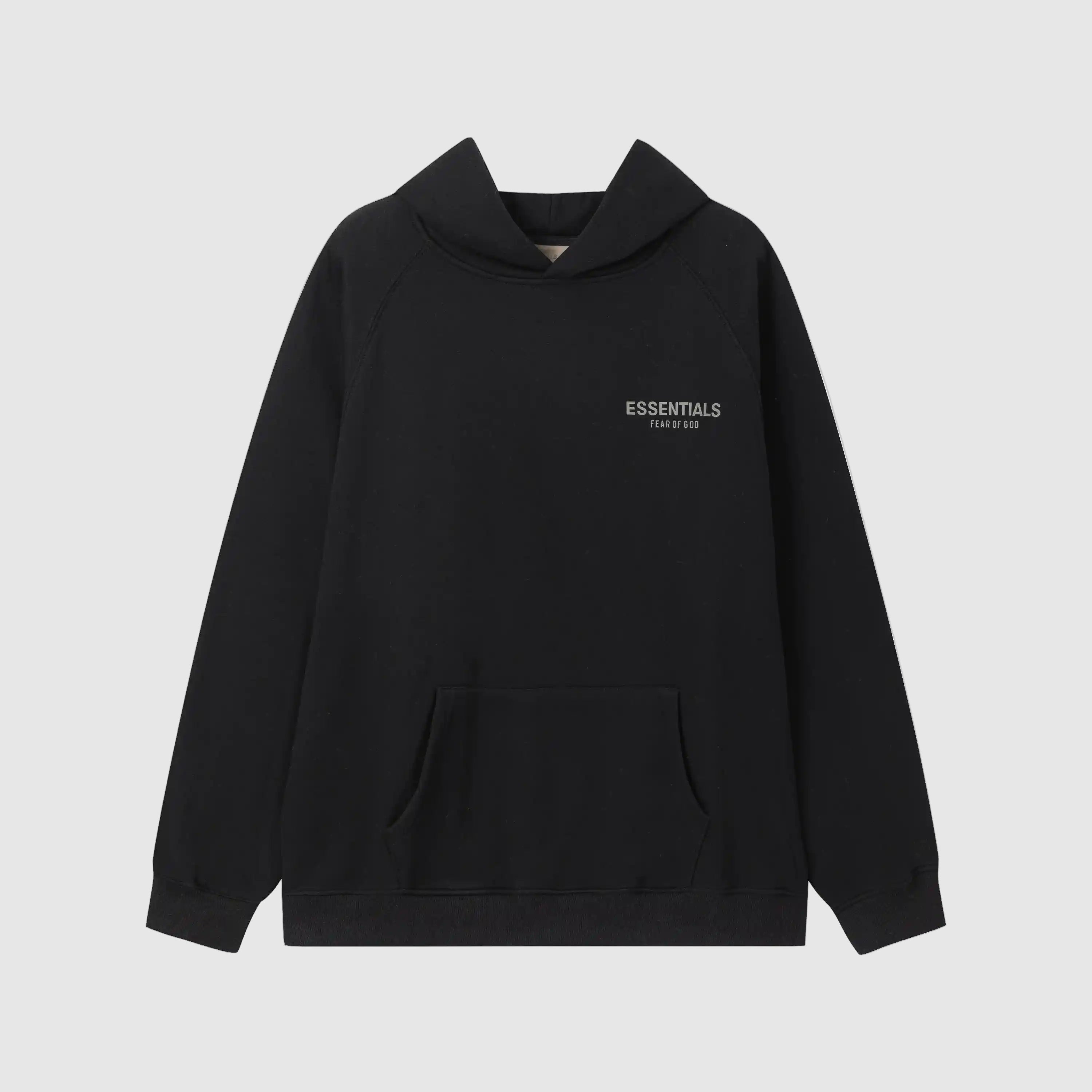 ESSENTIALS Clothing Black Hoodie