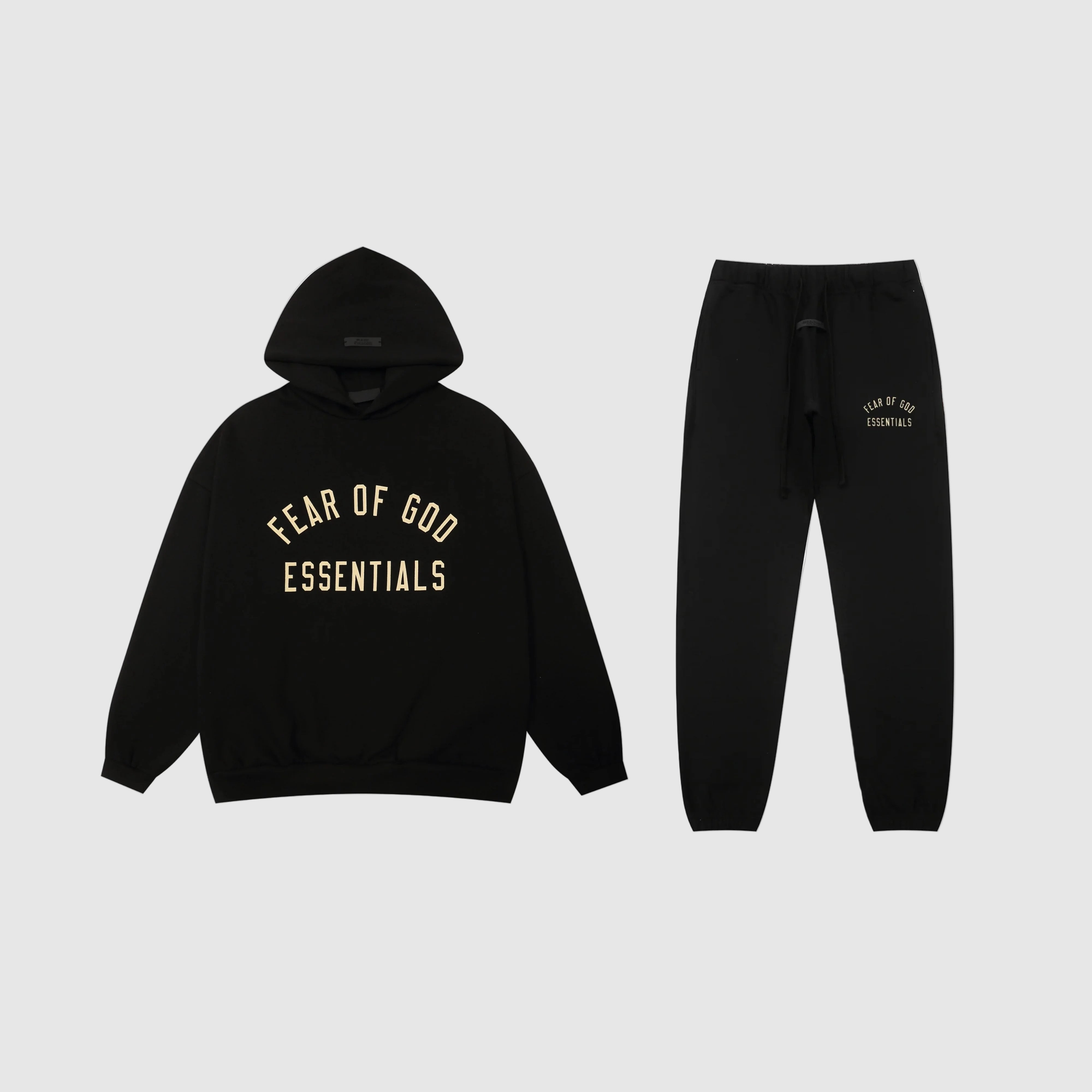 ESSENTIALS Clothing Black Tracksuit