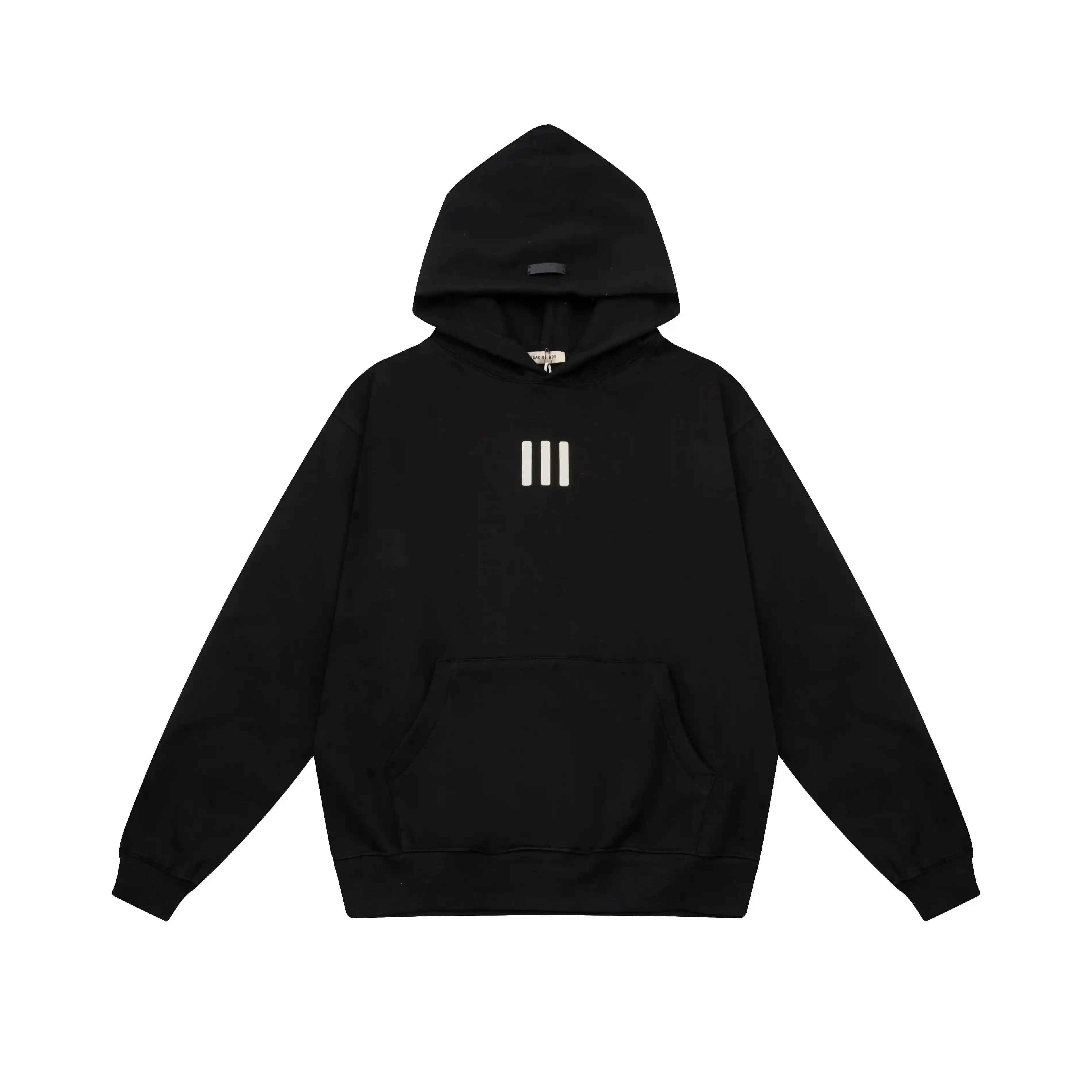 ESSENTIALS Clothing Black Hoodie