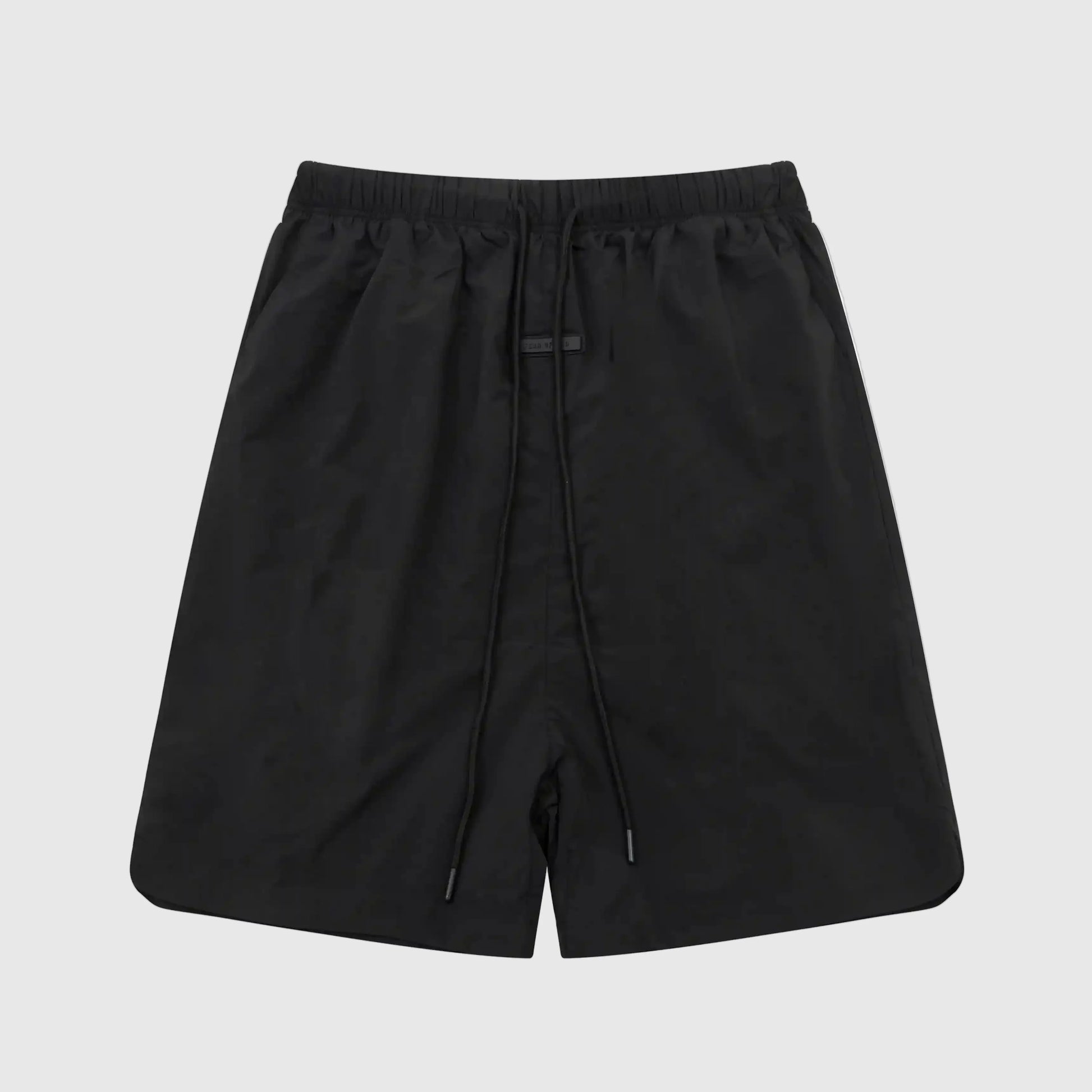 Essentials cream relaxed shorts by Fear of God pocket detail
