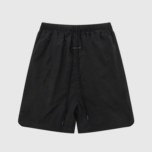 Essentials cream relaxed shorts by Fear of God pocket detail

