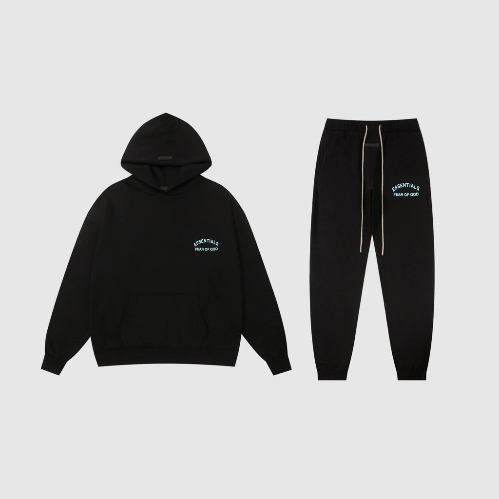 ESSENTIALS Clothing Black Tracksuit
