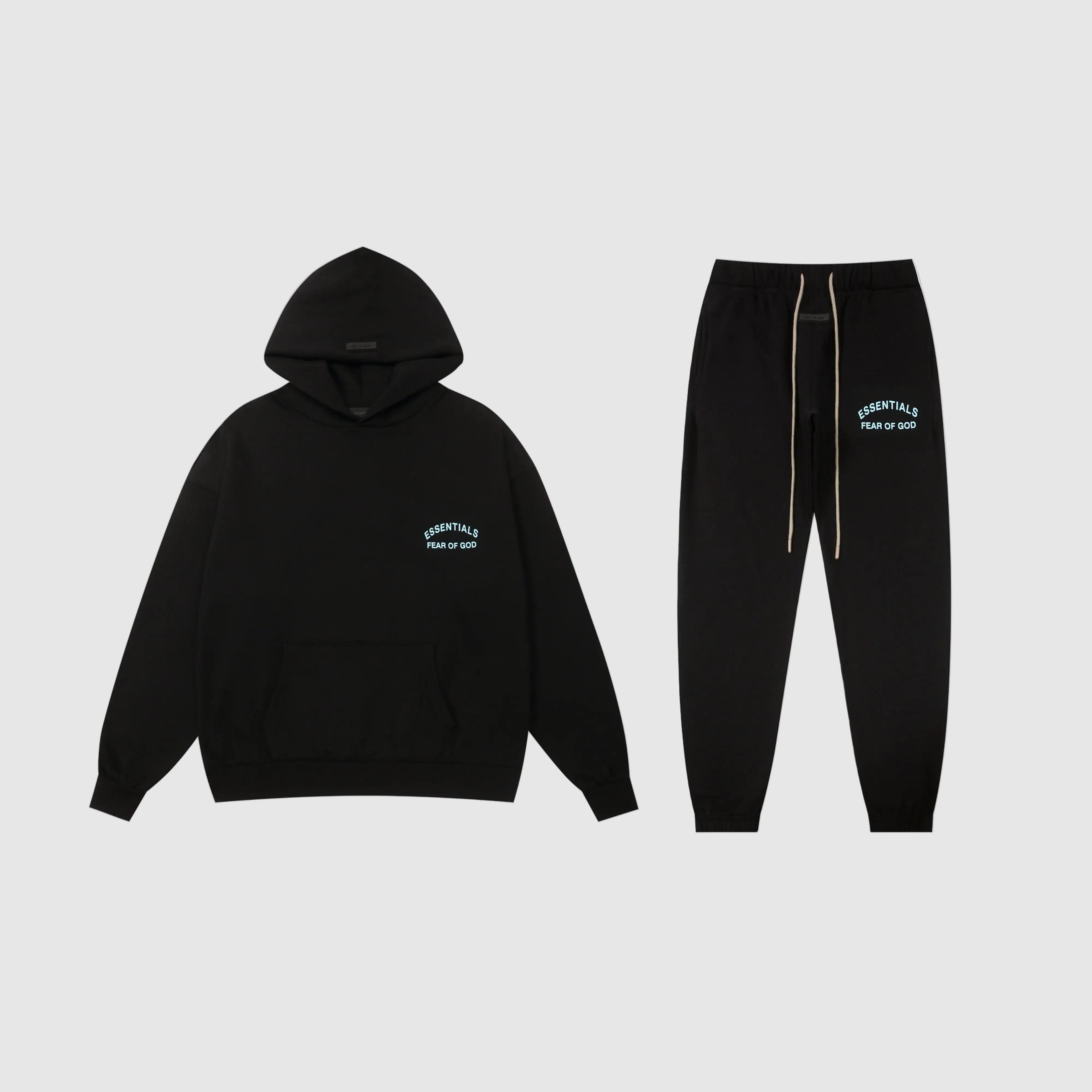 ESSENTIALS Clothing Black Tracksuit
