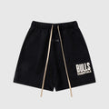 Essentials Black fleece shorts front view – Fear of God