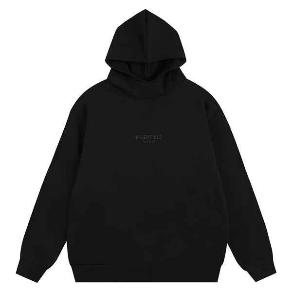 ESSENTIALS Clothing Black Hoodie