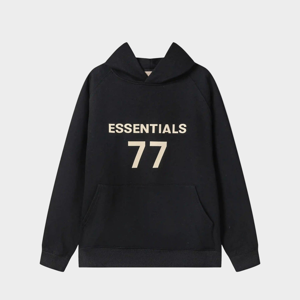 ESSENTIALS Clothing Black Hoodie
