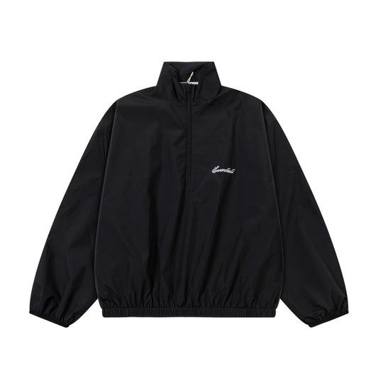 Fear of God Black Sporty Nylon Half Zip