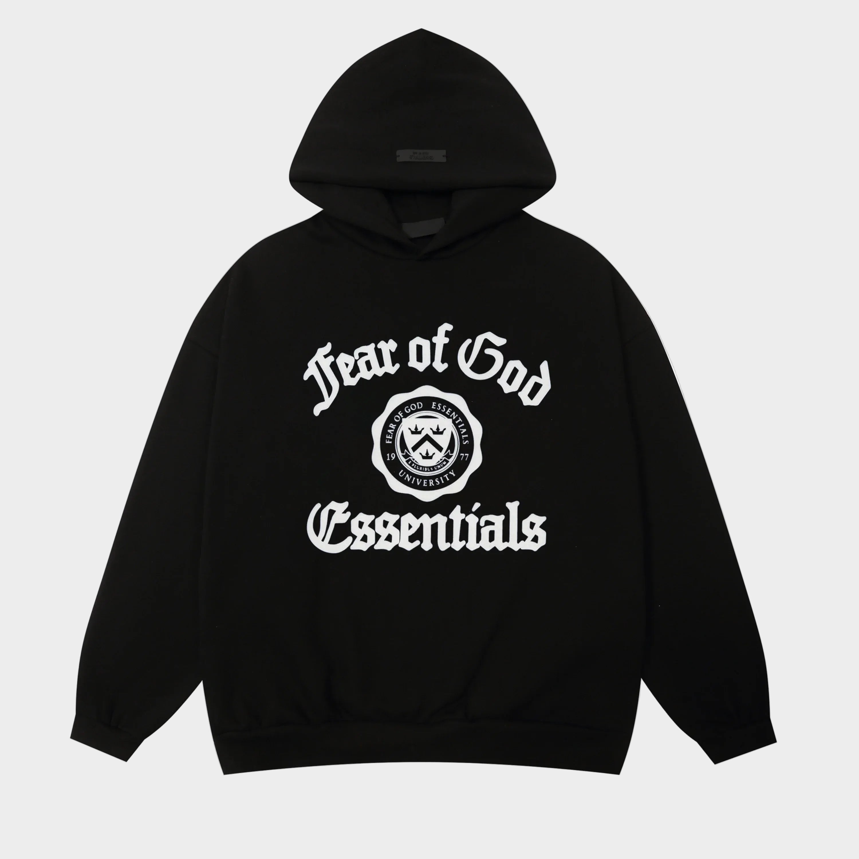 ESSENTIALS Clothing Black Hoodie