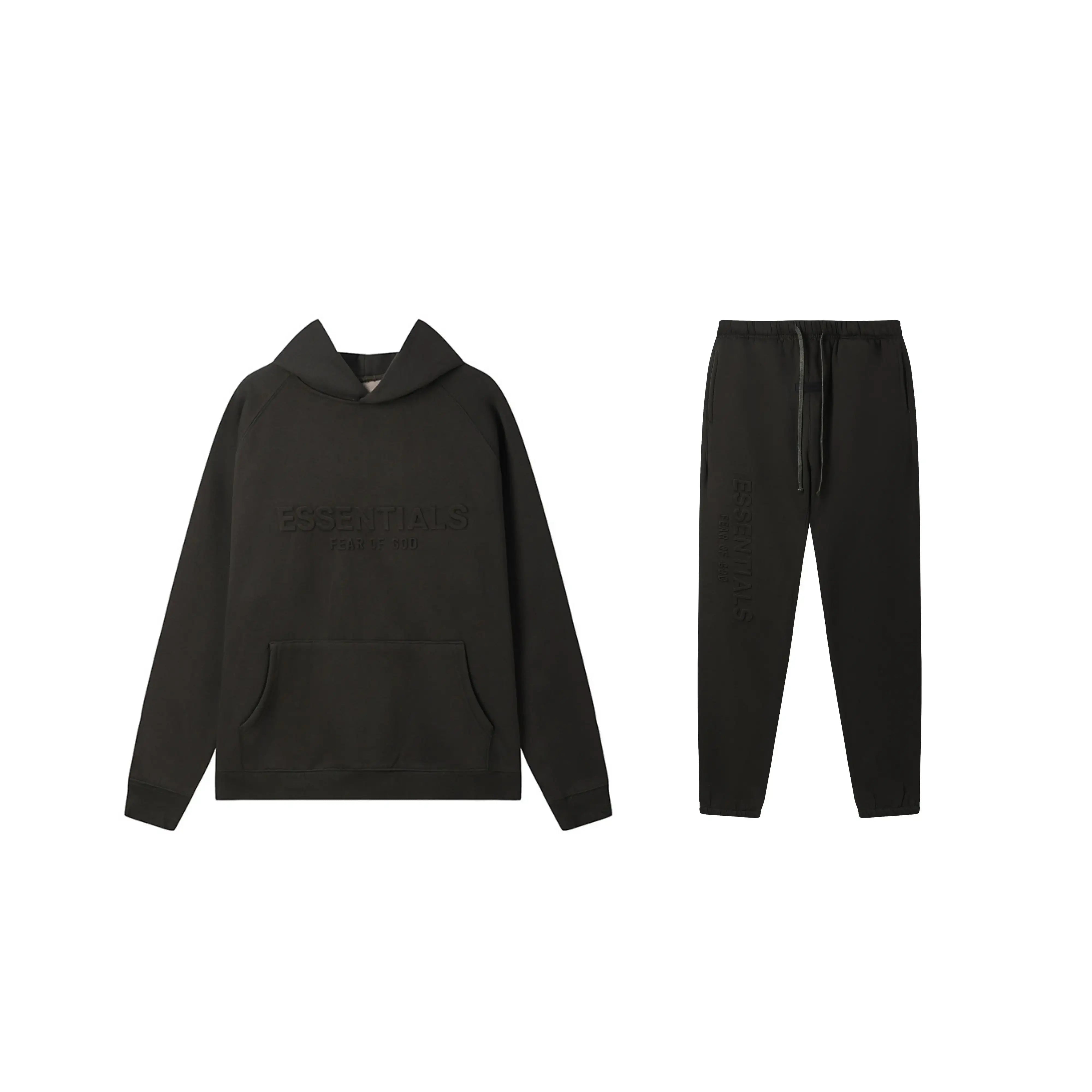 ESSENTIALS Clothing Black Tracksuit