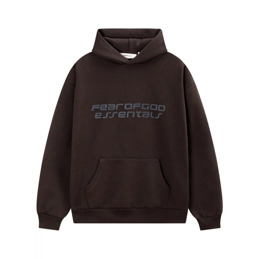 Fear of God ESSENTIALS Dark Brown Hoodie