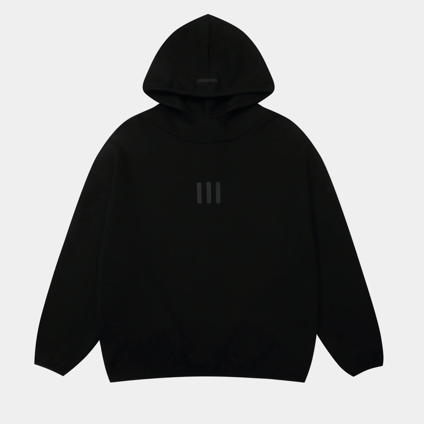 essentials black hoodie modern streetwear relaxed fit
