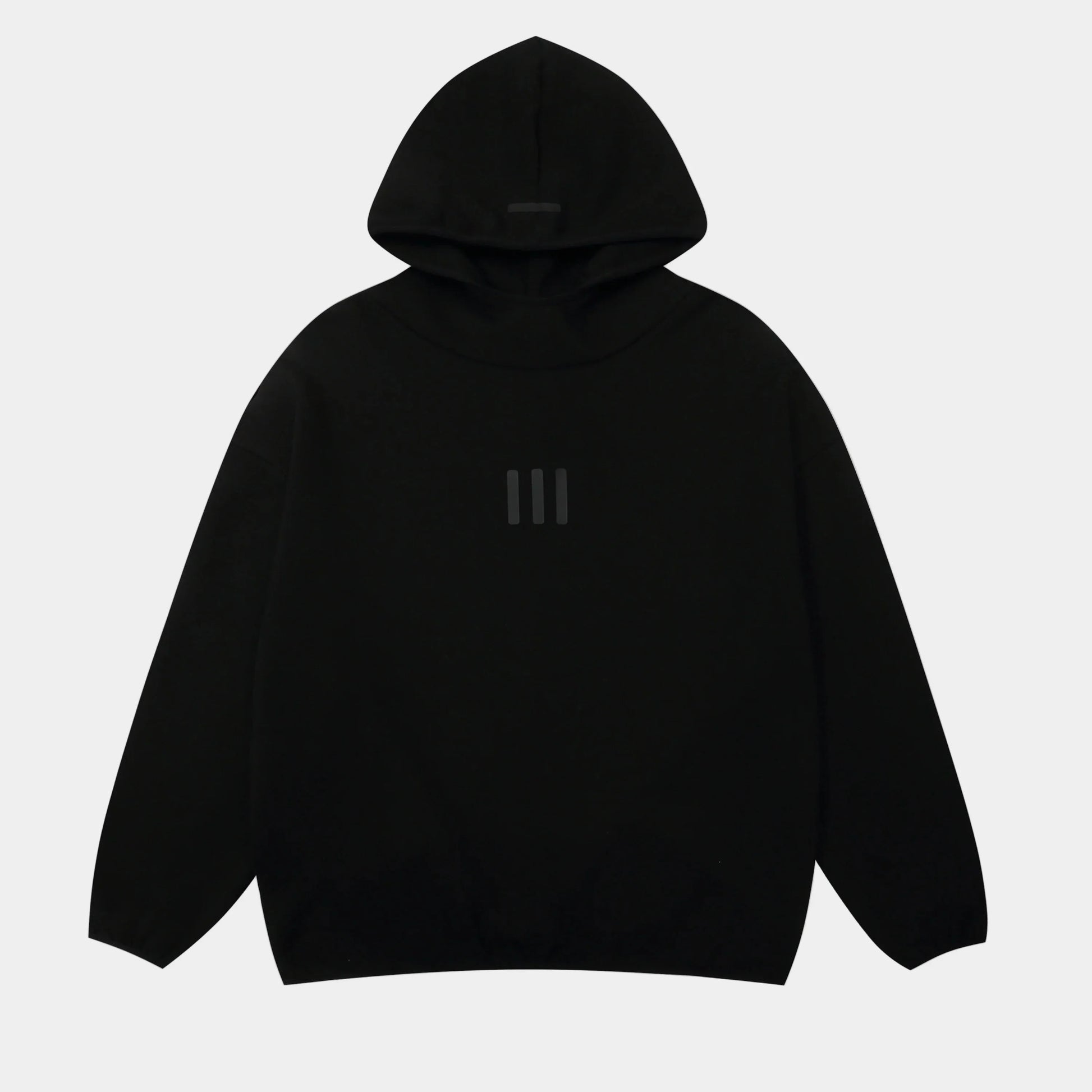 essentials black hoodie modern streetwear relaxed fit