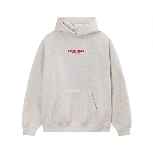 Fear of God ESSENTIALS Light Heathered Oatmeal Hoodie