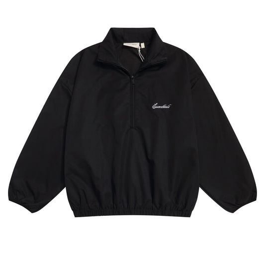 Fear of God Black Sporty Nylon Half Zip