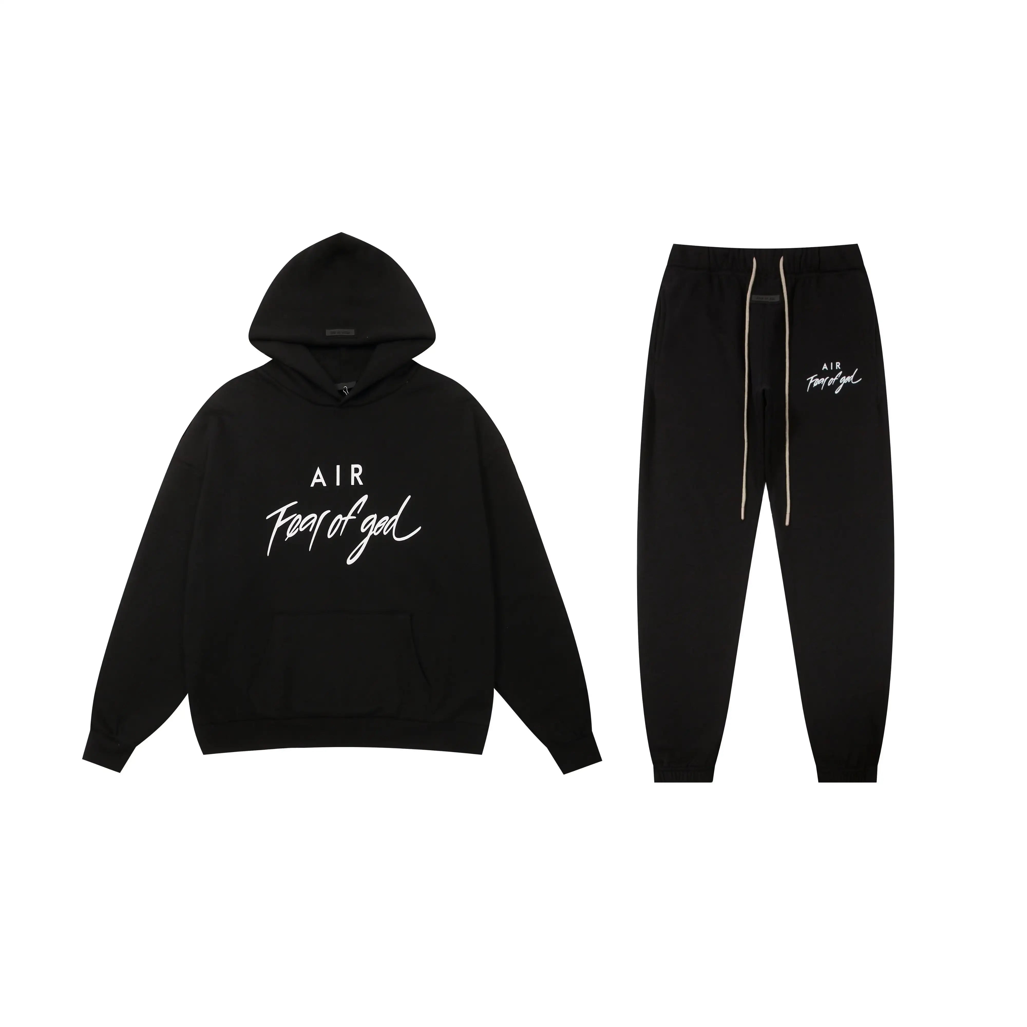 ESSENTIALS Clothing Black Tracksuit