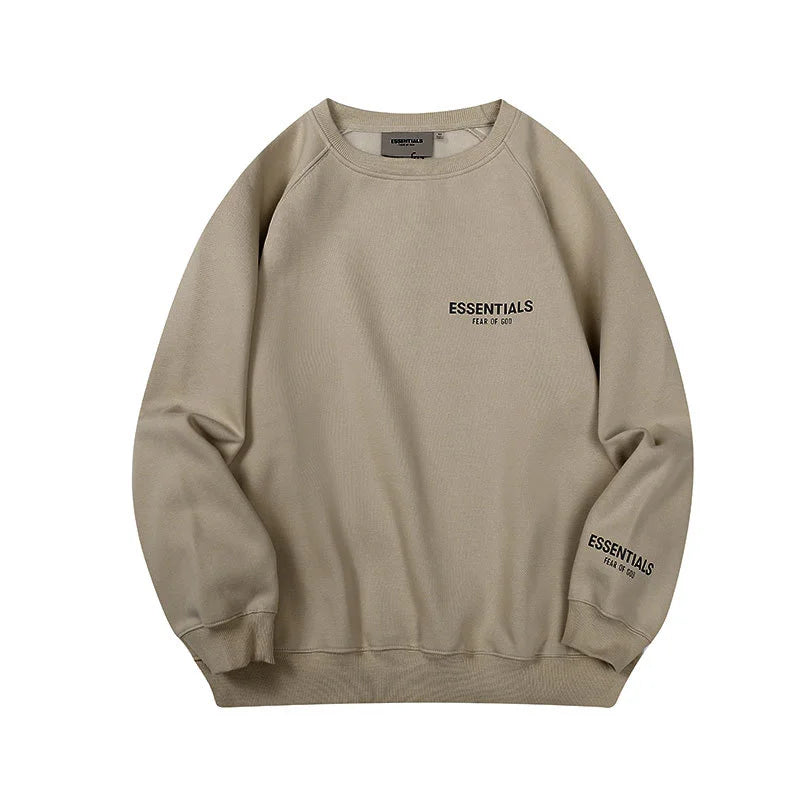 Pale Rock Essentials Sweatshirt, Soft Neutral Crewneck