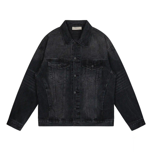 FEAR OF GOD ESSENTIALS - Black Denim Jacket