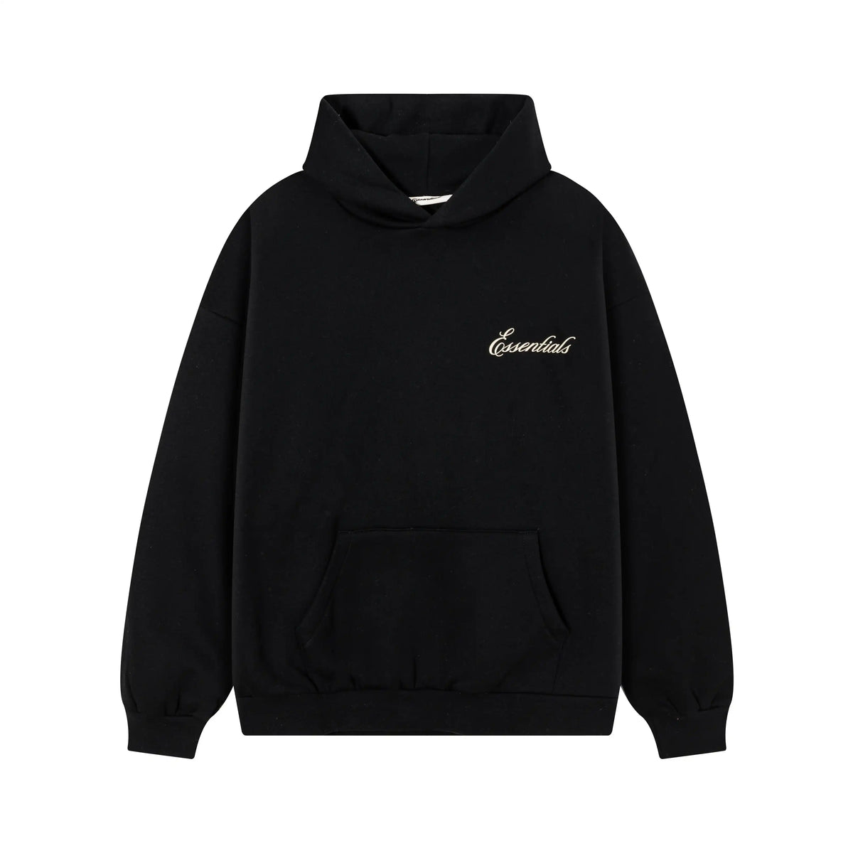 Black Essentials Tracksuit Pullover