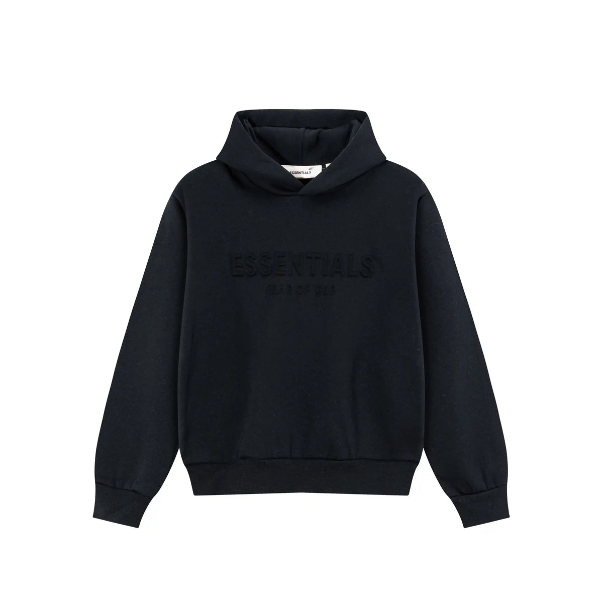 Black Essentials Tracksuit Pullover