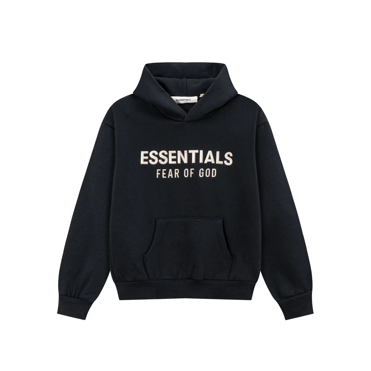 Black Essentials Tracksuit Pullover