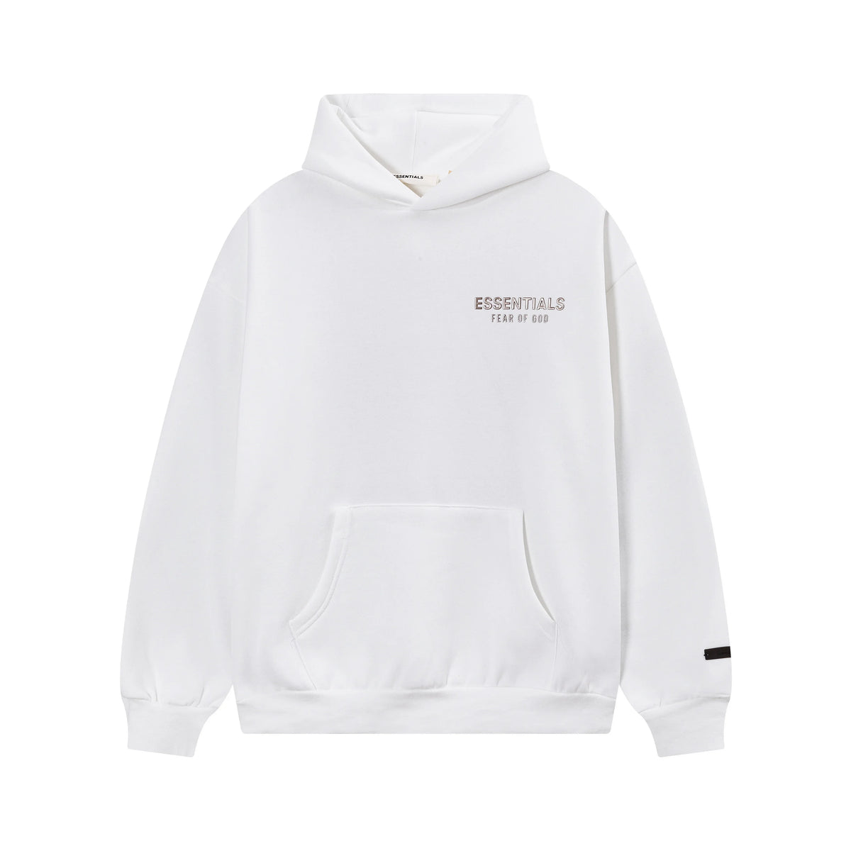 White Essentials Tracksuit Pullover