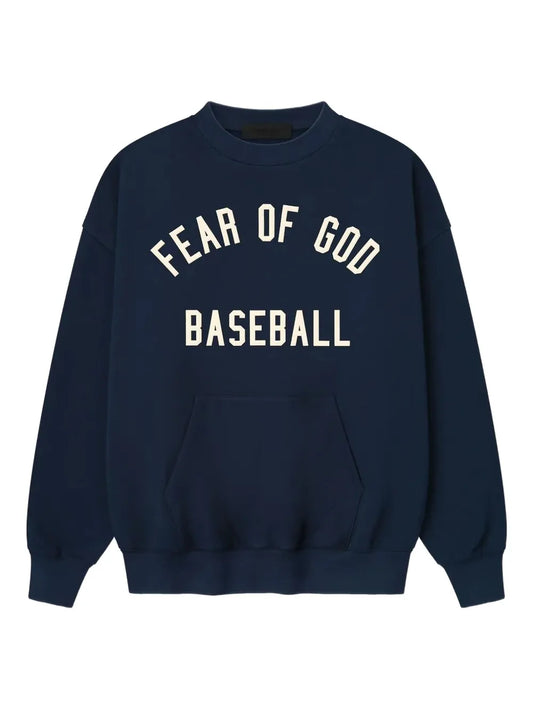 Denim Blue Essentials Sweatshirt, Relaxed Crewneck