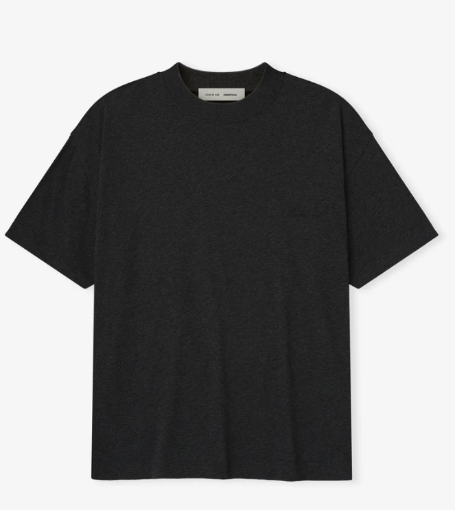 Essentials T-Shirt Black — Fear of God SS26 Classic Oversized Tee