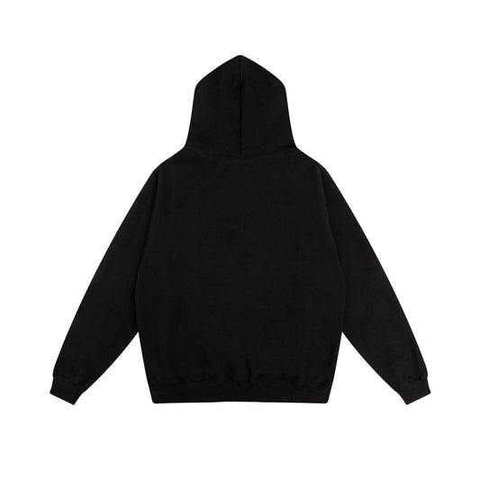 essentials black pullover hoodie soft fleece casual