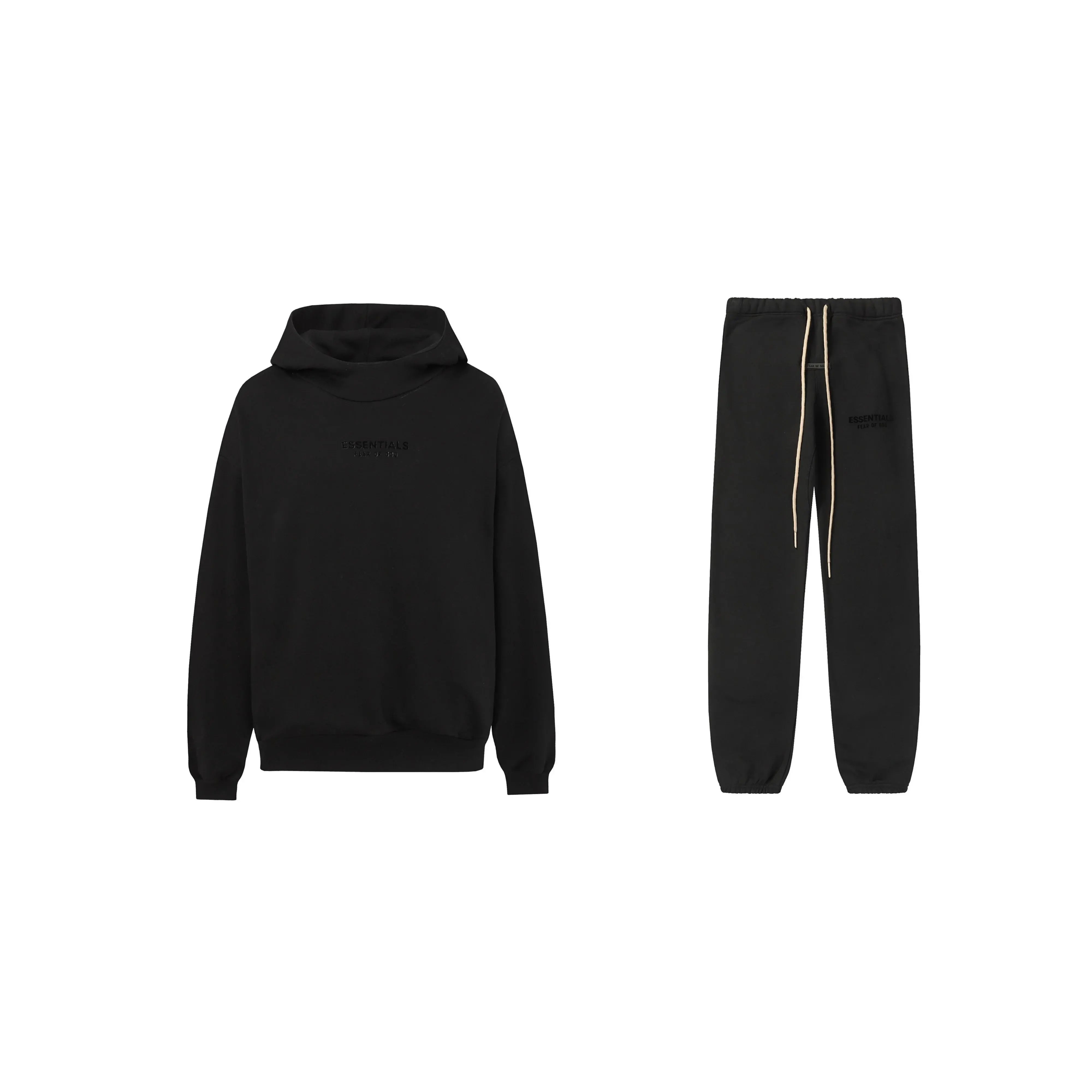 ESSENTIALS Clothing Black Tracksuit