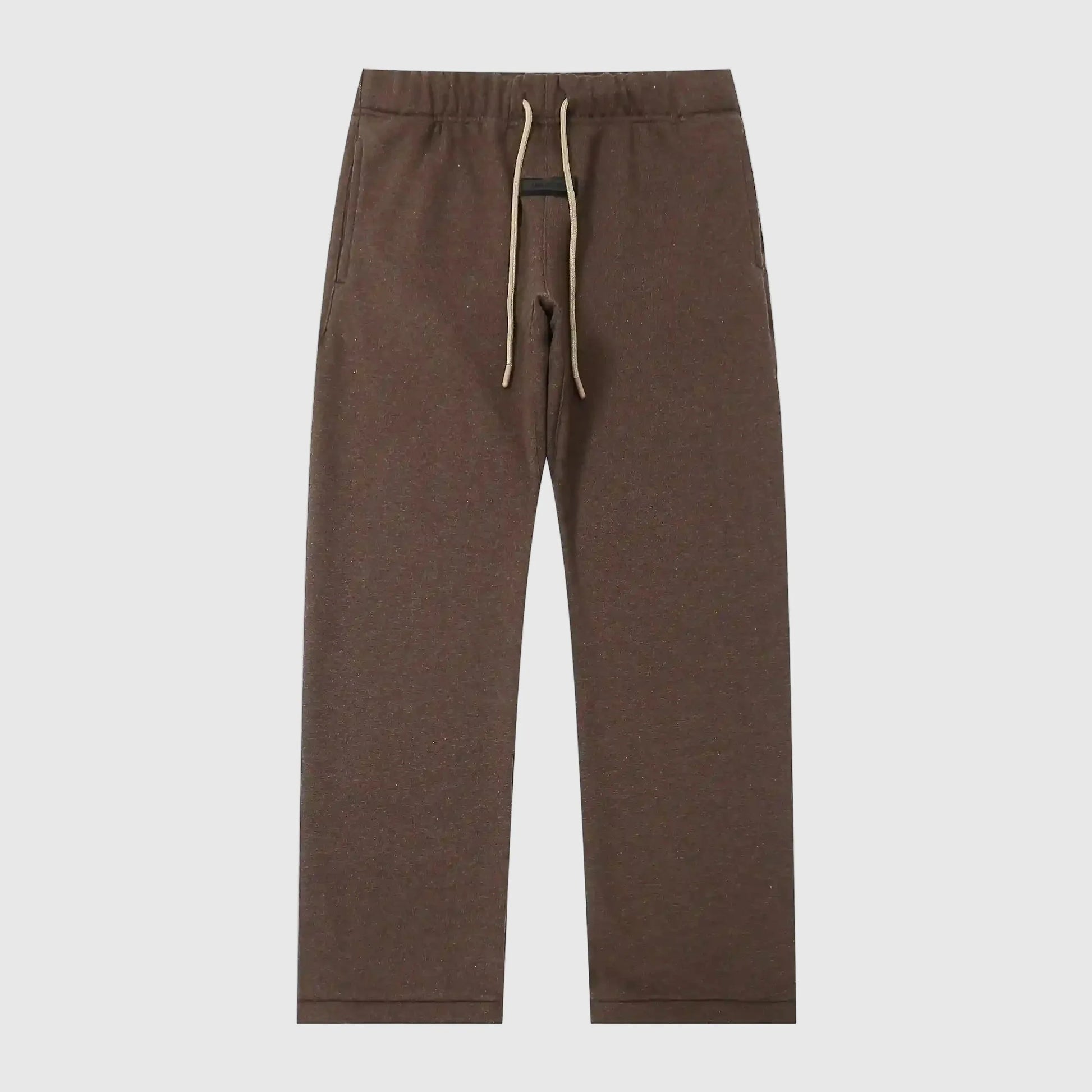 Essentials congo brown street fleece sweatpants by Fear of God front view