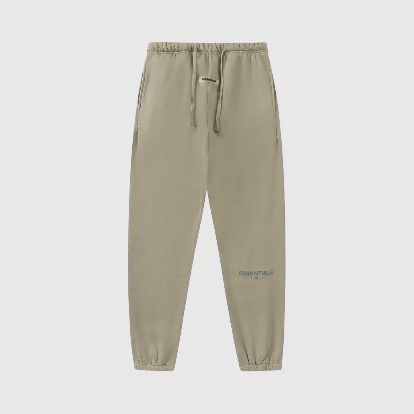 Essentials casual streetwear heathered grey sweatpants by Fear of God outfit