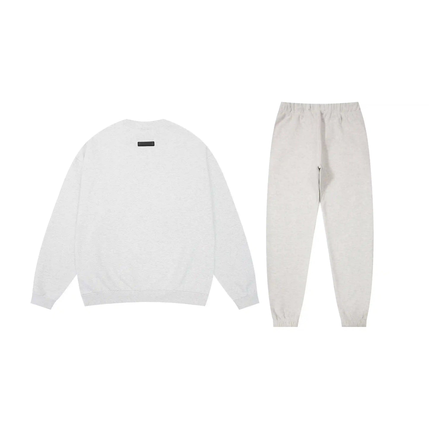 Essentials tracksuit eggshell angled view relaxed fit set